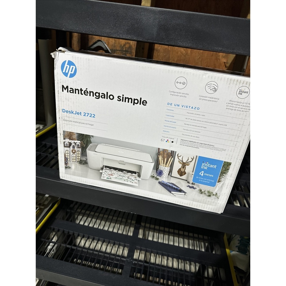 HP DeskJet‎ 2722 All-in-One Wireless Printer